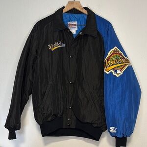 Vintage Starter World Series 1996 New York Yankees Snap Button Jacket Nylon